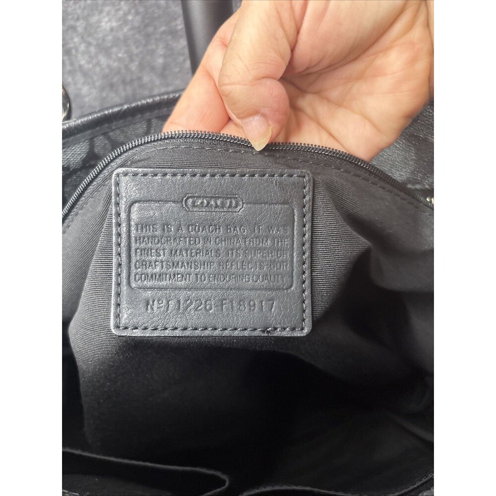 Coach Tote Bag Signature F18917 Gray - Picture 6 of 16